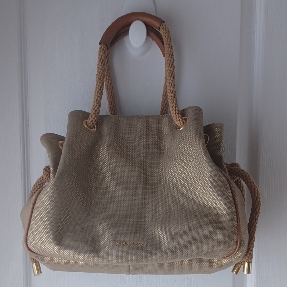 Michael Kors Gold Tote Bag